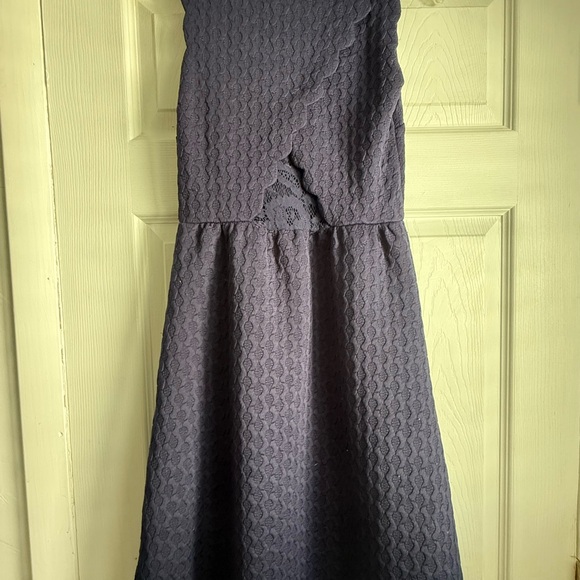 Maeve navy Sleeveless A-Line Midi Dress - Picture 5 of 8
